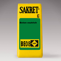 Sakret esztrich beton be08