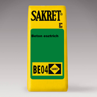 Sakret esztrich beton be04